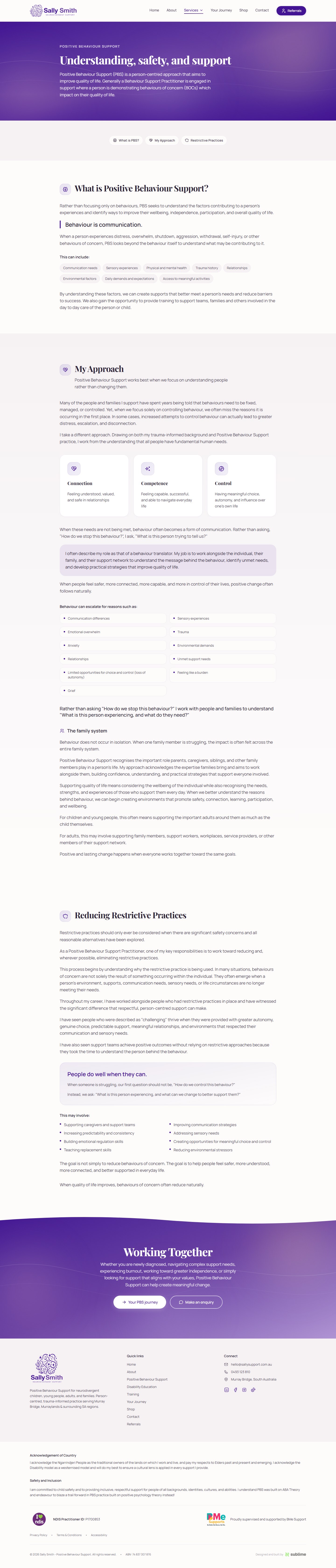 Sally Smith — Positive Behaviour Support image 2